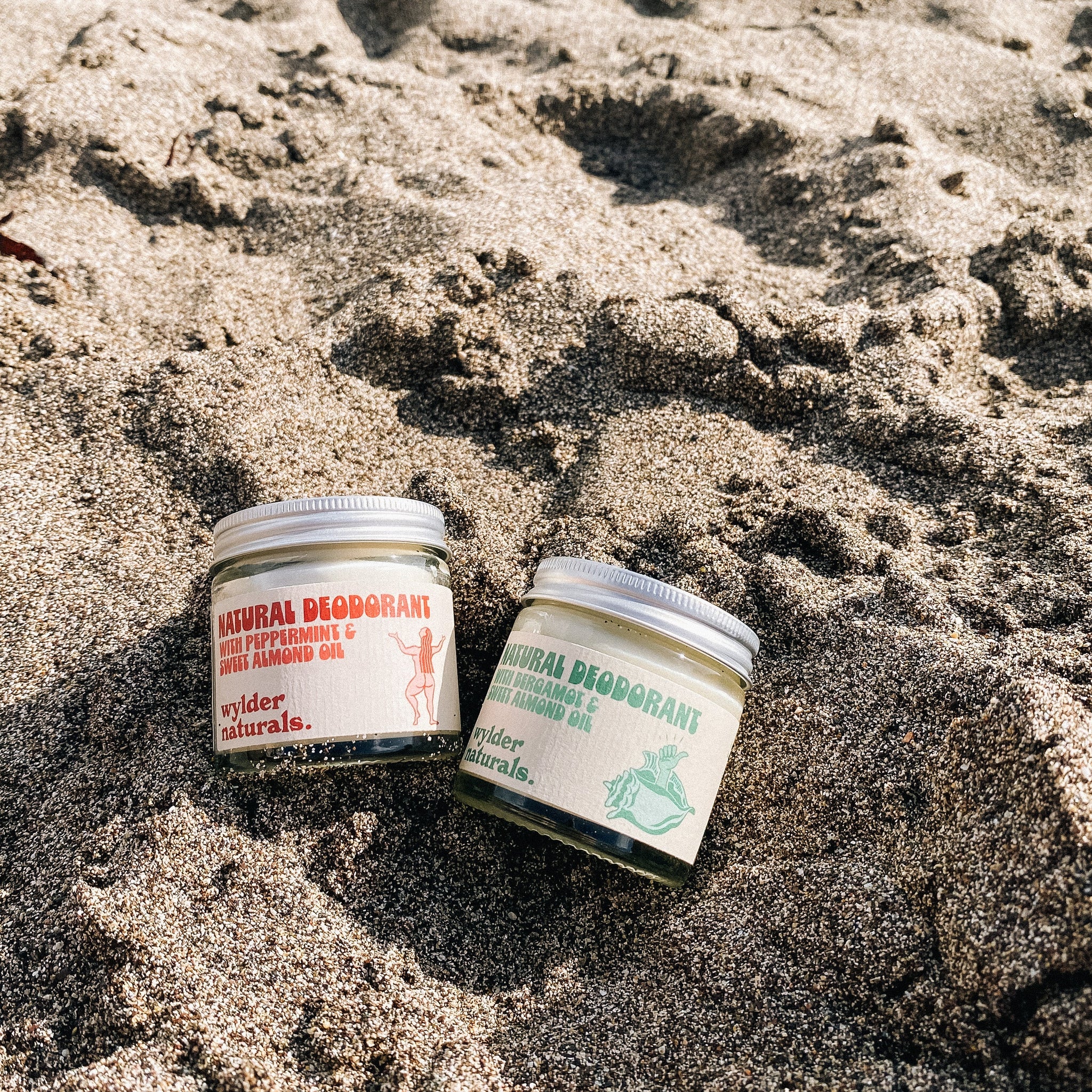 Natural Deodorant with Peppermint & Sweet Almond Oil