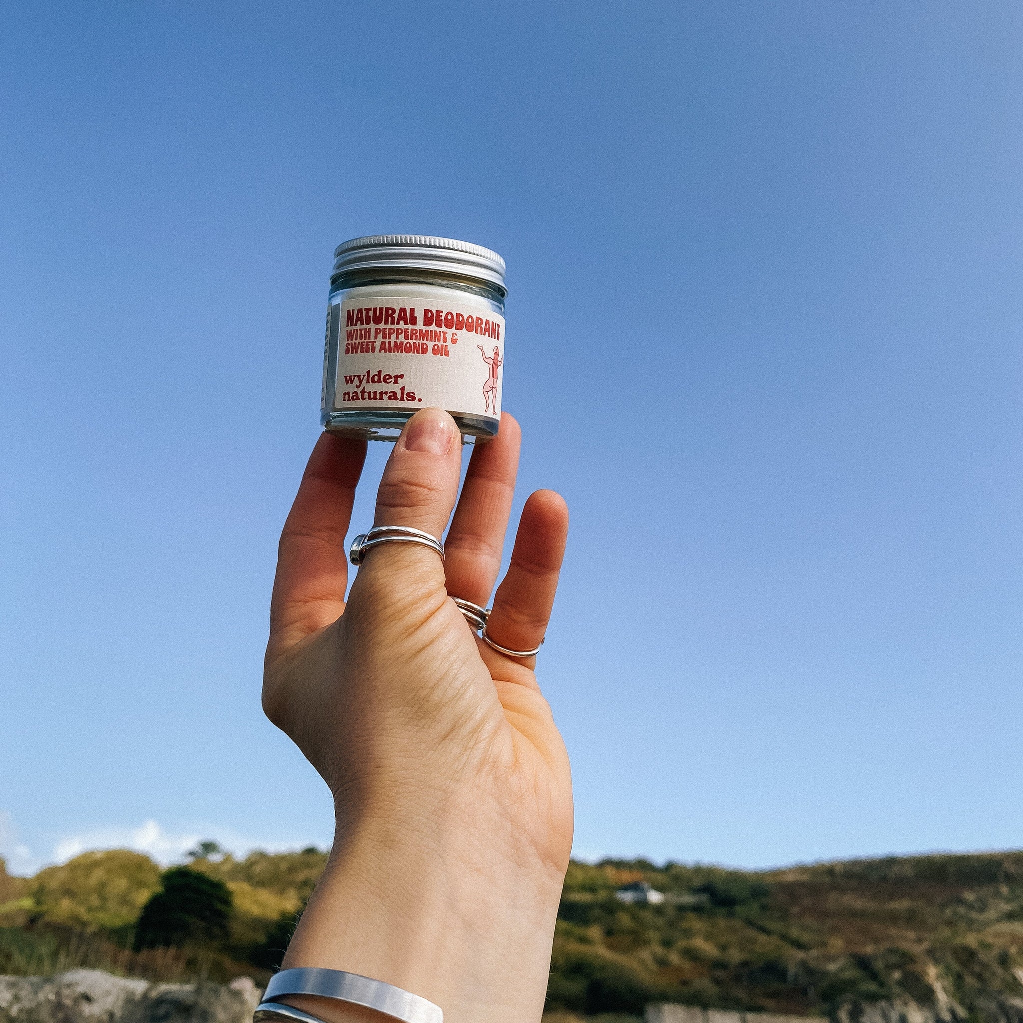 Natural Deodorant with Peppermint & Sweet Almond Oil